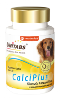 Unitabs 100 таб. CalciPlus Витамины для собак с кальцием и витамином Д