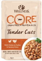 Wellness Core Влажный корм для кошек, Курица с индейкой в виде нарезки в соусе