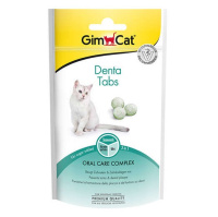 GimCat 40г Denta Tabs Витамины для взрослых кошек для  для ухода за полостью рта 