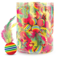 Мяч с пером, d-35мм (120 шт.) 573NT