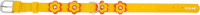 Collar Ошейник Glamour с украшением аппликация желтый, 2*30-39см