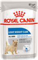Royal Canin Light Weight Care Adalt влажный корм для взрослых собак, предрасположенных к набору избыточного веса, кусочки в паштете 