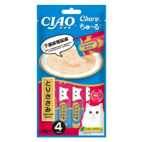 Inaba Churu 14*4шт Лакомство-пюре для кошек Куриное филе для поддержания здоровья мочеполовой системы