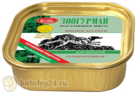 Зоогурман влажный корм для щенков всех пород, Мясное ассорти с Говядиной 