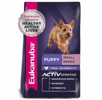 Eukanuba Puppy Small Breed <12 months Сухой корм для щенков мелких пород в возрасте до 12 месяцев