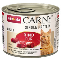 Animonda 200г конс. Carny Single Protein Adult Влажный монобелковый корм для взрослых кошек Говядина