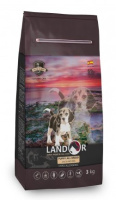 Landor 15кг Сухой корм для щенков всех пород от 1 до 18 месяцев Утка и рис