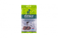 TitBit Dog Хрустящие подушечки с начинкой со вкусом говядины и сыра лакомство для собак мелких пород, 95г
