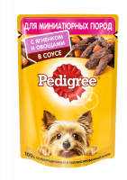 Pedigree Влажный корм для взрослых собак мини пород, Ягненок и овощи
