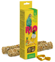 RIO Палочки для волнистых попугайчиков и экзотов с тропическими фруктами, 2*40г