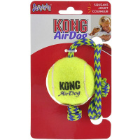 Kong Игрушка для собак Air Теннисный мяч с канатом, d6см