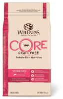 Wellness Core Сухой корм для стерилизованных кошек и кастрированных котов, Лосось