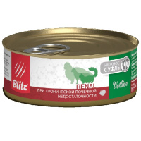 Blitz Cat Vetline Renal Влажный корм диета для кошек при хронической почечной недостаточности