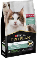 Pro Plan 1.4кг LiveClear Sterilised Сухой корм для взрослых стерилизованных кошек Индейка