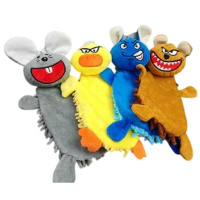 Wogy Игрушка-пищалка для собак мягкая Разбойники, 30*15*5см (в ассортименте, цена за 1шт)