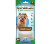 Деревенские лакомства Зубочистики Кальциевые для собак мелких пород, 60 г 