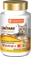 Unitabs 120 таб. Mama+Kitty с B9 Витамины для котят, беременных и кормящих кошек