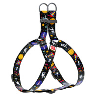 Waudog Шлея Nylon с рисунком NASA, 2,5*60-90см