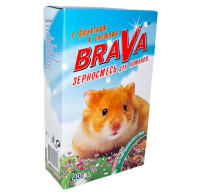 Brava Корм для хомяков Фрукты и овощи