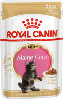 Royal Canin 85г пауч Maine Coon Kitten Влажный корм для котят породы Мейн Кун до 15 месяцев