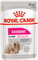 Royal Canin Exigent влажный корм для взрослых собак, привередливых в питании, кусочки в паштете 