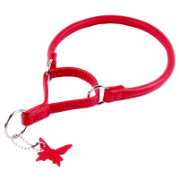 Collar Ошейник-удавка Glamour красный, d0,6*17-25см