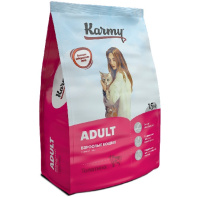 Karmy 1,5кг Adult Сухой корм для взрослых кошек Телятина