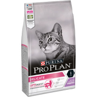 Pro Plan 1.5кг Delicate Сухой корм для взрослых кошек с чувствительным пищеварением Индейка