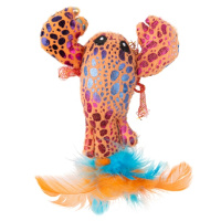 Mr.Kranch Игрушка для кошек Лобстер плюшевая с кошачьей мятой и перышками голубая, 9см