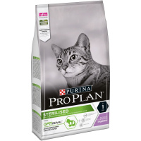 Pro Plan 200г Sterilised Сухой корм для стерилизованных кошек Индейка