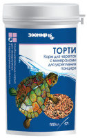 Зоомир "Торти" 100мл Универсальный корм для земноводных и рептилий