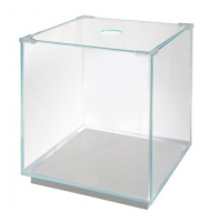 Аквариум GL 10л Куб белый с крышкой (200*200*250мм)