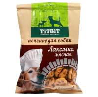 TitBit Dog Печенье лакомка мясная с бараниной, 200г