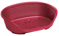 Ferplast Лежак для собак Siesta Deluxe 2, бордовый, 49*36*17,5см