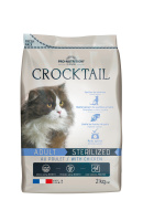 Flatazor 400г Crocktail Sterilised Light Сухой корм для взрослых стерилизованных кошек Курица