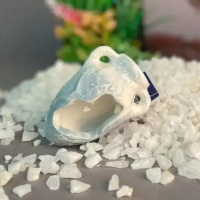 Chill Choll Декор Амфора малая керамика фарфор для аквариума, 10*6,5*6см