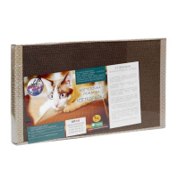 Когтеточка для кошек "Когтедралка домашняя" с кошачьей мятой (большая), 56*30*3,5 см