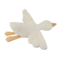 Моськи-Авоськи Игрушка для собак Утка Фло с пищалкой белая, 22*23*7,5см