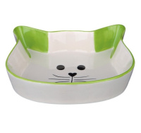 Trixie Миска керамическая Cat face, 0,25л*d12см