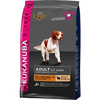 Eukanuba Dog Adult Small&Medium Lamb&Rice сухой корм для взрослых собак мелких и средних пород, с ягненком 