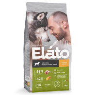 Elato Holistic Сухой корм для взрослых собак средних и крупных пород, Курица и утка