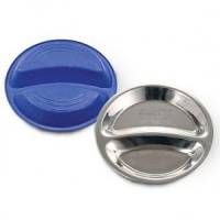 Triol Миска SUNDAY металлическая двухсекционная на реинке М, 550 мл