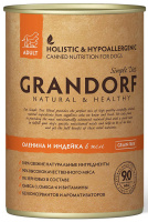 Grandorf Dog Adult Venison&Turkey влажный корм для взрослых собак всех пород, Оленина и индейка
