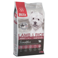 Blitz Adult Sensitive Small Breed Lamb&Rice Сухой корм для взрослых собак мелких пород, Ягненок и рис