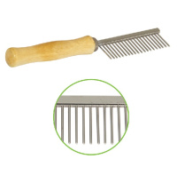 Triol Расческа Классика с деревянной ручкой 305М, 3,5*17,5см