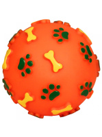 Triol Игрушка для собак Мяч с лапками и косточками, d11см