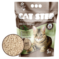 Наполнитель Cat Step Wood Original 5л, растительный комкующийся