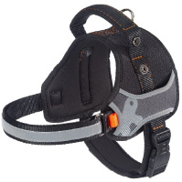 Ferplast Шлейка Hercules P XS черная, 2,5*обхват шеи 29-36см, обхват груди 42-52см