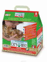 Наполнитель Cat's Best Eko plus/Original 5л*2,1 кг Древесный комкующийся