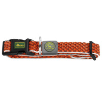 Hunter Ошейник для собак Hilo Vario Basic сетчатый текстиль оранжевый, 2,5*обхват шеи 40-60cм